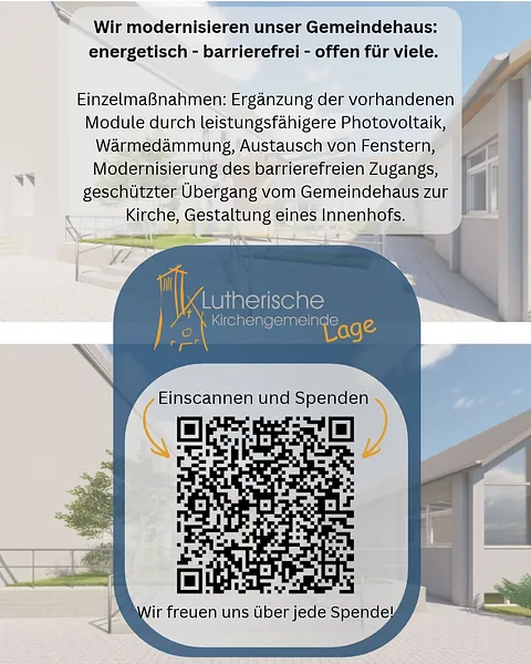 Umbau Spendenaufruf