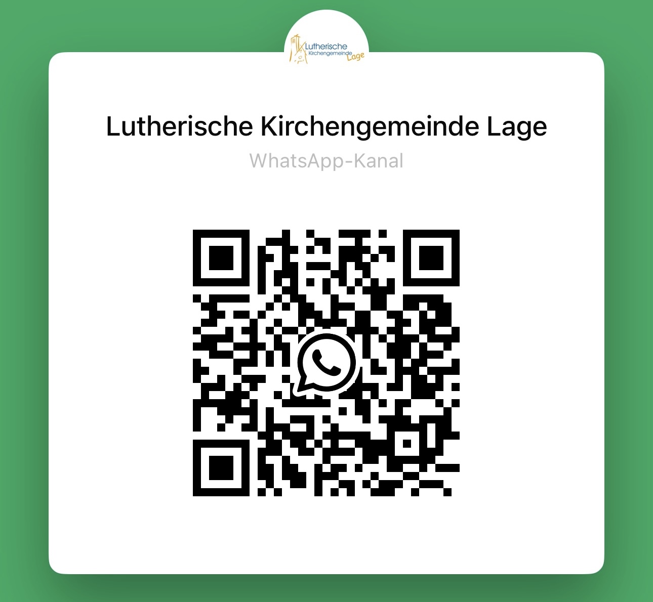 QR Code für unseren Whatsapp Channel