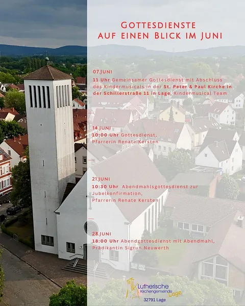 Gottesdienste auf einem Blick